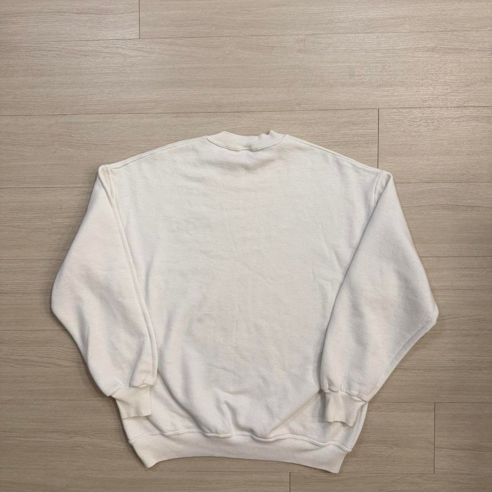 90's Jerzees WestOne Bank White Crewneck Men's Size XL Banking Finance - Picture 3 of 7